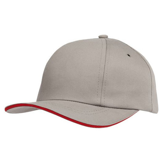 Бейсболка Bizbolka Canopy, серый/красный Бейсболка Bizbolka Canopy, серый/красный